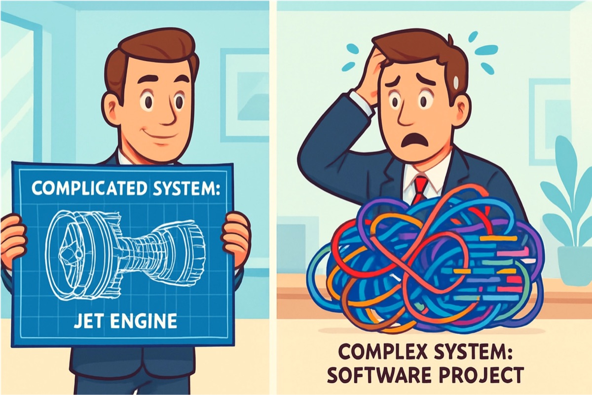 Komplexität in Software — Navigation durch Unsicherheit in der Software-Entwicklung