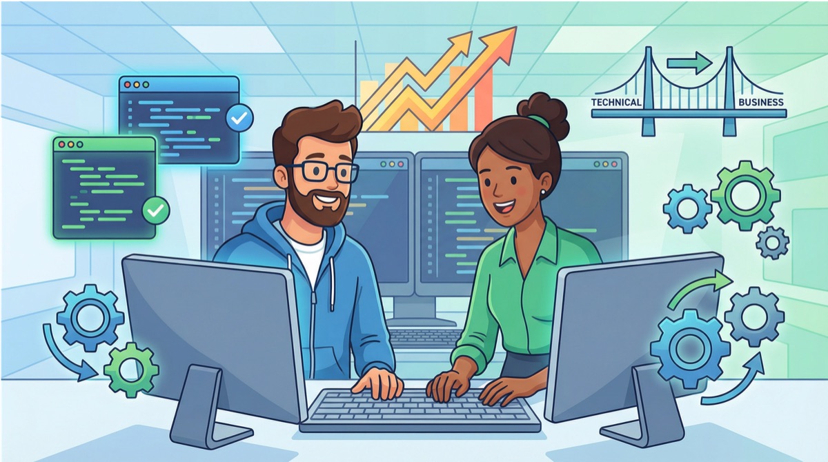 Entwickler praktizieren Pair Programming, TDD und kontinuierliche Integration in einer kollaborativen Umgebung