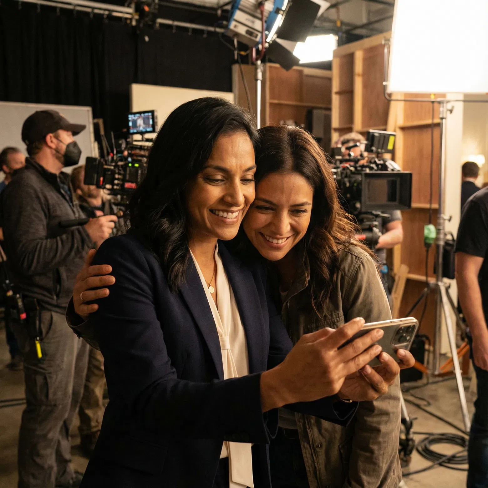 Valentina selfie with Marisol