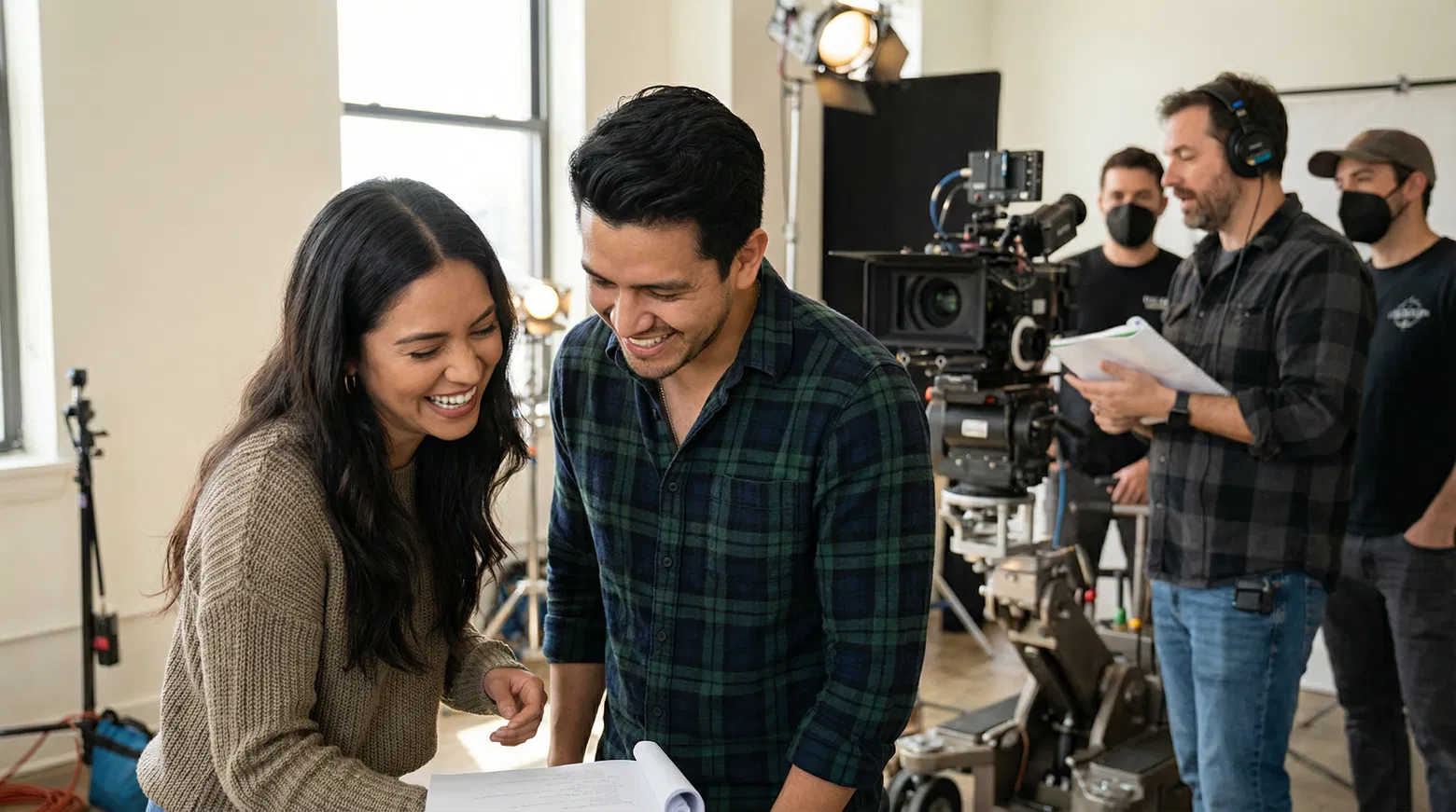 Diego rehearsing with Valentina