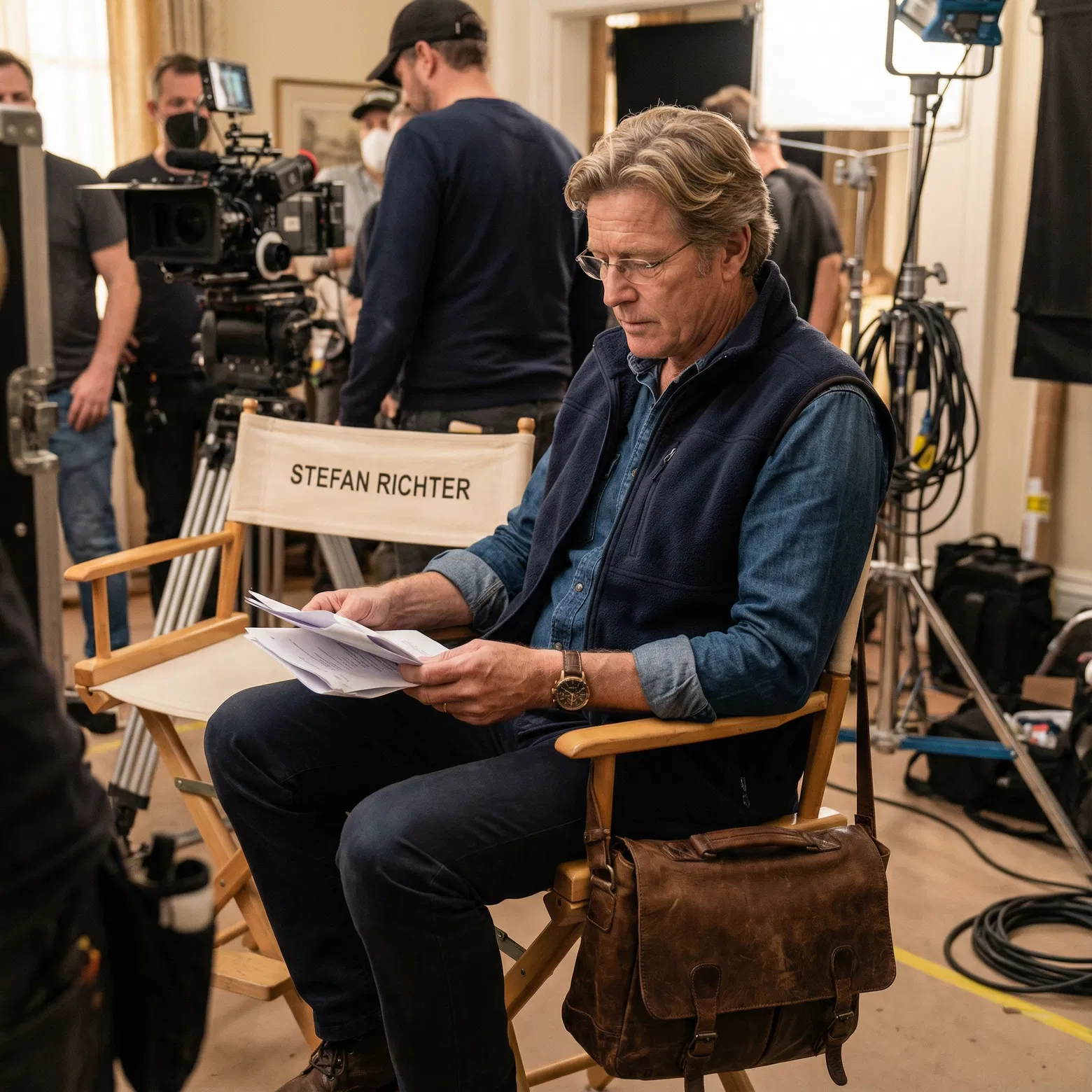 Stefan in director chair