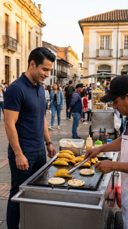 Alejo Vega hinter den Kulissen