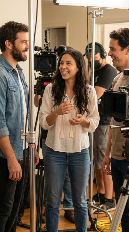 Camila Torres hinter den Kulissen