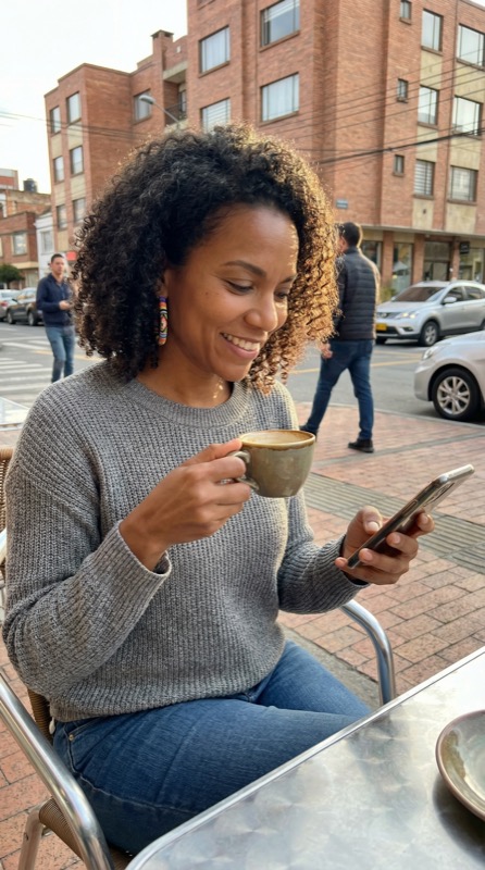 Isabella Moreno hinter den Kulissen