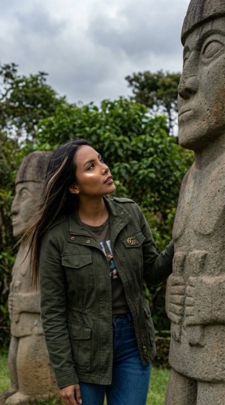 Luciana Ortiz hinter den Kulissen