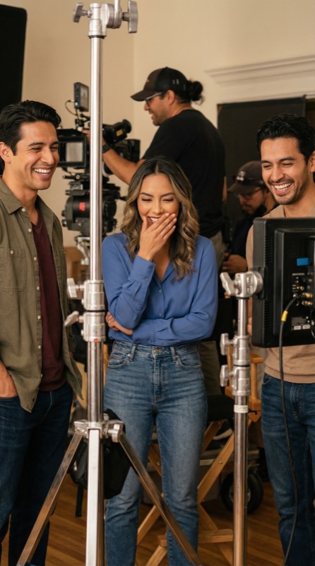 Luciana Ortiz hinter den Kulissen