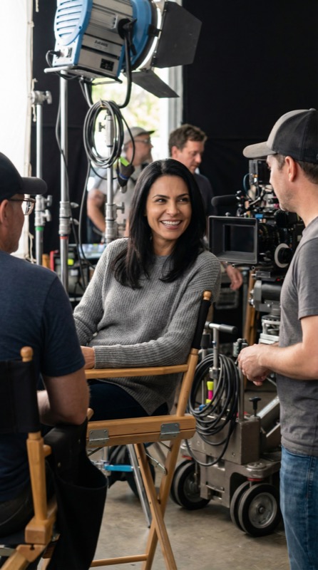 Mariana Ríos hinter den Kulissen