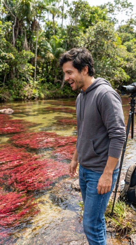 Sebastián Duarte hinter den Kulissen