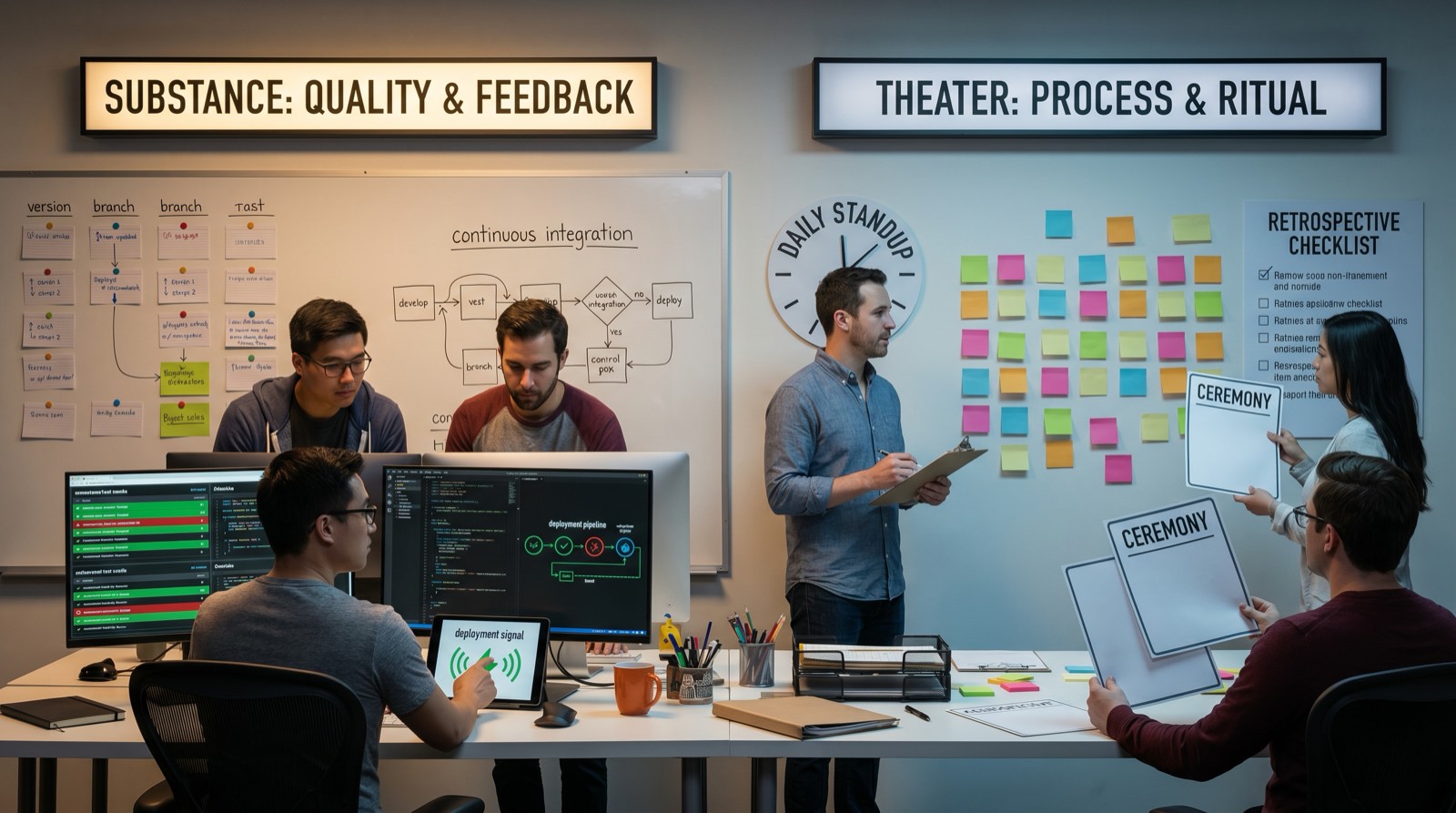 Qualität war der Punkt beim Agile Coaching