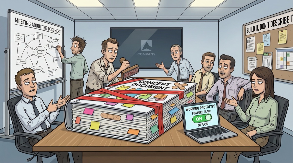 El documento de concepto era un parche