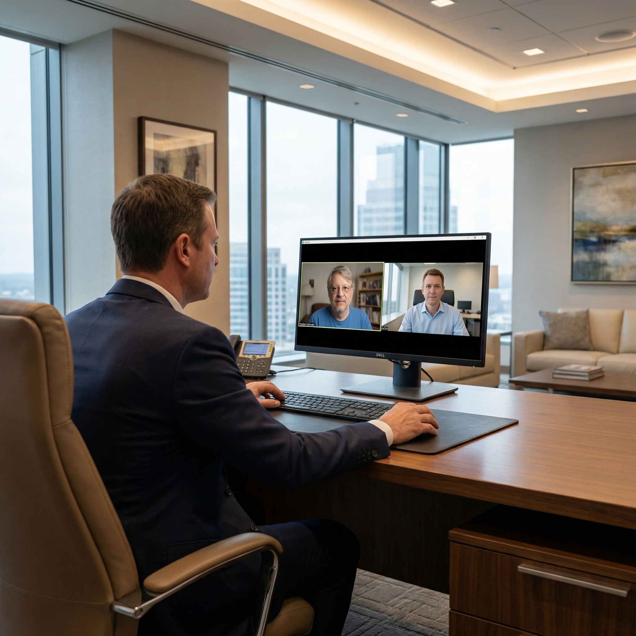 Segunda escena de colaboración remota práctica ajustada a la decisión concreta que toca resolver