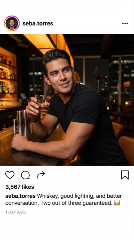 Character Instagram post