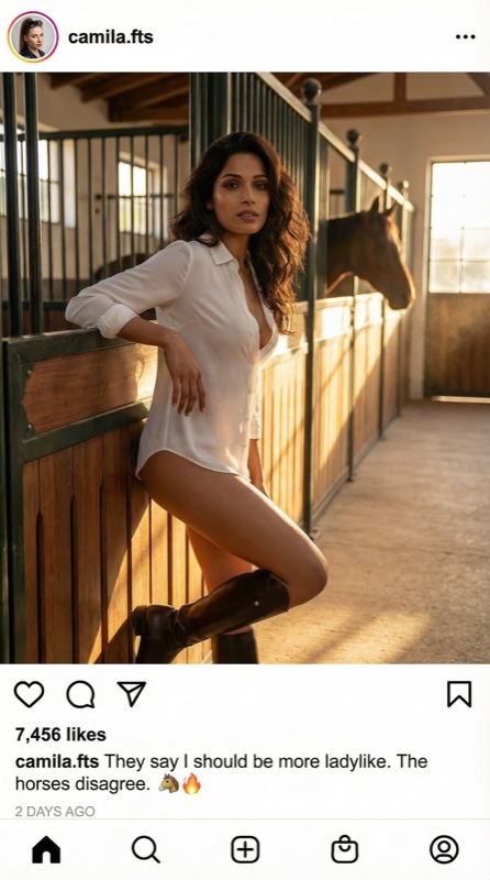 Charakter Instagram-Beitrag