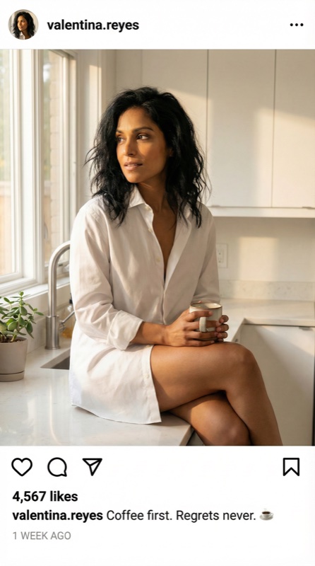 Character Instagram post