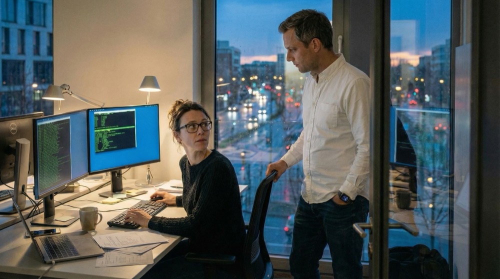 Confrontación Lukas y Katja