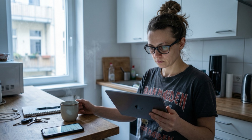 Katja liest die Synthese