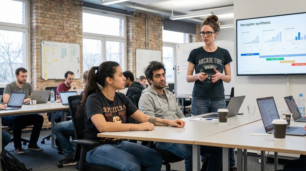 Entwicklungsteam-Meeting